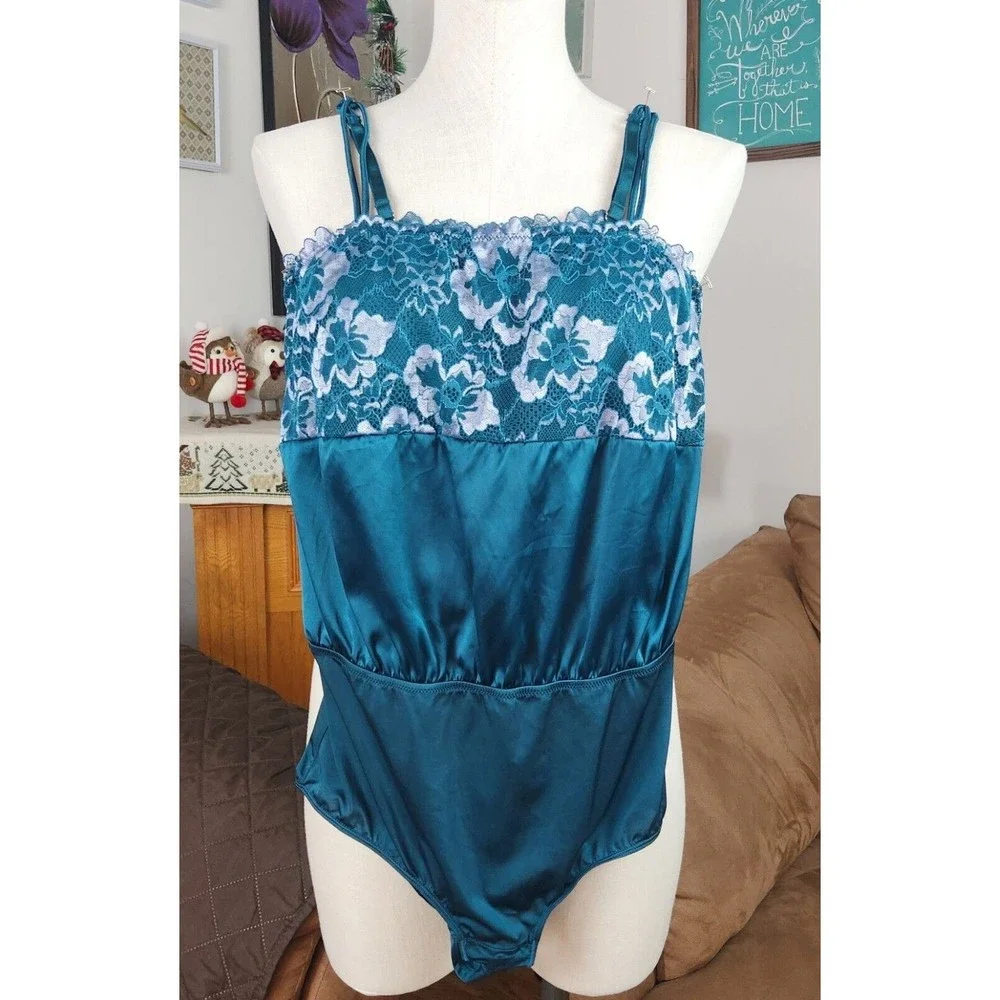 Auden intimates Teal Green Teddy Size M - Picture 3 of 6